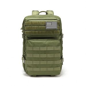 Sac à dos tactique unisexe antivol en Oxford 900D, 45L, avec pochette Molle, sac d'assaut, pour camping et randonnée, faible MOQ, OEM - Product Image 5