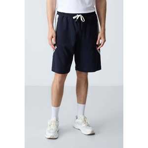 Pantalones Cortos de Algodón Tommylife para Hombre, Corte Estándar, Azul Marino 81281, Ropa Casual Básica - Product Image 5