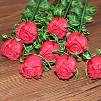 Buket Bunga Mawar & Daisy Buatan Tangan dari Kulit Asli Full-Grain - Dekorasi Rumah, Hadiah Pernikahan & Hari Valentine