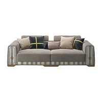 Set Sofa Kamar Tidur Lurus yang Dapat Dipindahkan, Desain Mewah Ringan Italia dan Cina Berkualitas Tinggi dengan Material Lainnya