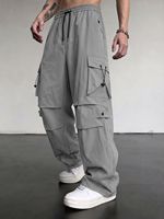 Pantalon de travail pour homme, style militaire américain, coupe droite ample, jambe large, séchage rapide, décontracté, tendance