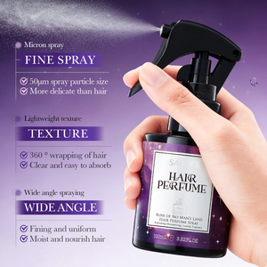OEM ODM 100ml Brume <span class=keywords><strong>parfum</strong></span>ée pour cheveux à la <span class=keywords><strong>rose</strong></span> fraîche, biologique, végane, avec logo personnalisé, hydratante, brillance longue durée, <span class=keywords><strong>parfum</strong></span> en spray, salon - Product Image 4