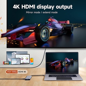 <span class=keywords><strong>New</strong></span> 9 trong 1 USB C HUB với âm thanh PD VAG USB 3.0 đa chức năng <span class=keywords><strong>Dock</strong></span> trạm Adapter trong kho cho <span class=keywords><strong>MacBook</strong></span> <span class=keywords><strong>Pro</strong></span> - Product Image 3