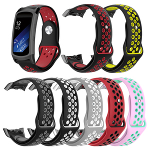 Bracelet en silicone à deux tons Gear <span class=keywords><strong>Fit</strong></span> <span class=keywords><strong>2</strong></span> <span class=keywords><strong>2</strong></span> <span class=keywords><strong>Pro</strong></span> pour <span class=keywords><strong>Samsung</strong></span> - Product Image 6