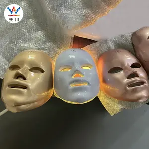 Venta directa de fábrica 2024, máscara facial Led, terapia de luz, cara colorida, máscara Led roja, máscara de belleza Flexible inalámbrica con fotones Led