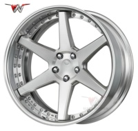 Rines de Aleación de Aluminio Forjado de Perfil Cóncavo Profundo de 18-24 Pulgadas, 5x112 5x114.3 PCD para Benz C50 C43 E53 E63 E300 E350, Audi A4 A6, BMW X5 X6