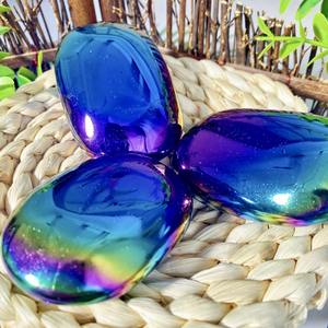 หินออบซิเดียนขัดเงาสไตล์โบฮีเมียน ขนาด 60 มม. คุณภาพสูง สำหรับตกแต่งบ้าน ของขวัญวันหยุด ขายส่ง - Product Image 6