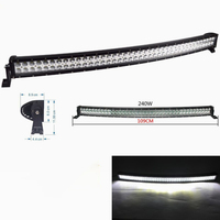 JOPOWER Barre lumineuse à LED droite 22 "32" 42 "52" pouces Barre lumineuse pour tracteur camion SUV ATV