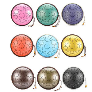 Tamburo Etereo D, Tamburo della Nascita della Memoria, Tamburo a Lingua, Tamburo Anti-Stress, Strumento a Percussione, Disco Cavo Colorato per Batterista - Product Image 6