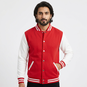 Blouson de baseball pour garçons, veste de sport tendance en coton rembourré pour enfants et hommes, collection automne - Product Image 1