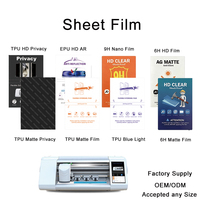 Lembaran Hidrogel TPU Grosir 120*180mm Pelindung Layar Ponsel 200*300mm Film Tablet OEM/ODM Self-Healing Bebas Gelembung