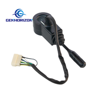 Interruptor Combinado para Columna de Dirección Genhorizon, Conector Redondo de Ocho Pines, Control de Luces y Señales de Giro para Cargadora de Ruedas Universal