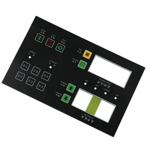 OEM ODM diseño personalizado color negro Teclado mecánico teclas con dos ventana clara