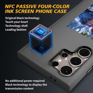 Màn hình hiển thị NFC trường hợp điện thoại cho Samsung s23ultra E Ink DIY chức năng thông minh vỏ điện thoại di động cho Galaxy S24 siêu - Product Image 2