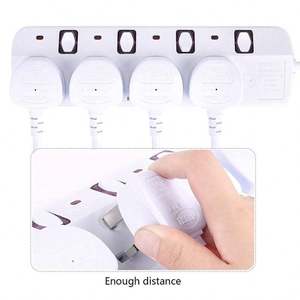 สายทองแดงทนไฟได้ยาว5เมตรสำหรับใช้งานหนักสายไฟภายใน100% 6 AC ปลั๊กแบบสหราชอาณาจักรต่อได้4ทาง - Product Image 6