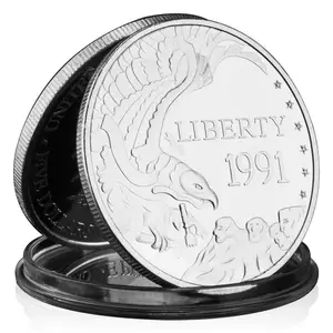 عملة تذكارية من Liberty للولايات المتحدة الأمريكية مطلية بالفضة لعام 1911 عليها صورة نسر عملة قابلة للجمع - Product Image 1