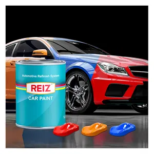 REIZ उच्च प्रदर्शन चीन गर्मी प्रतिरोधी पाउडर कोटिंग धातु Refinish कार पेंट सफेद रंग स्प्रे पेंट
