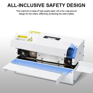 Sellador termorretráctil eléctrico Wallepac de 110V, herramienta de costura, máquina de embalaje de sellado continuo semiautomática para bolsa de papel de aluminio - Product Image 3