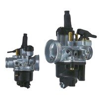 Carburateur Compatible Dellorto PHVA17 19mm pour Scooters MBK Booster Tomos A55 50cc 80cc et Motos de Cross à Moteur 2 Temps