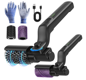 Brosse de nettoyage pour barbecue électrique rechargeable avec moteur 400 tr/min, charge Type-C - Poils en acier inoxydable - Product Image 4