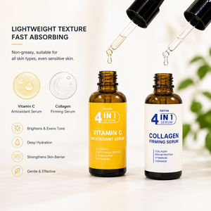 Sérum Multi-Action 4-en-1 : Essence Visage Hydratante, Raffermissante et Éclaircissante – Vente en Gros OEM - Product Image 6