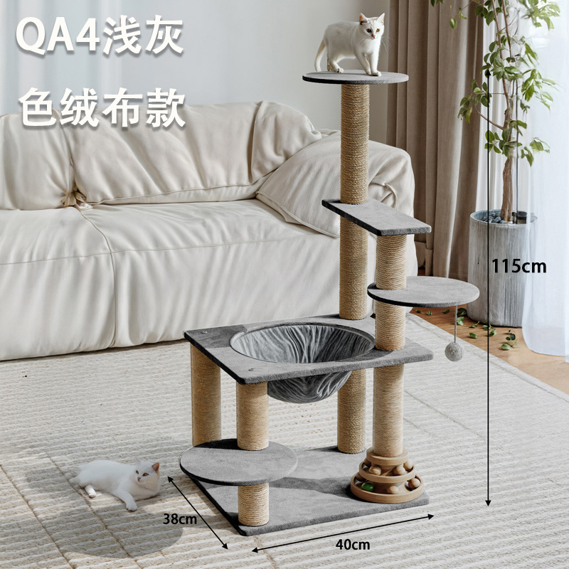 QA4-38x40x115cm  Light Gray Velvet Style