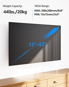 Support mural pour téléviseur de 13 à 42 pouces, support pivotant pour téléviseur à mouvement complet, support de télévision à <span class=keywords><strong>bras</strong></span> long - Product Image 2