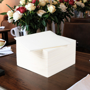 <span class=keywords><strong>Serviettes</strong></span> de table imprimées en pâte de bois pure 1 pli monocouche personnalisées pour hôtels, cafés et autres lieux <span class=keywords><strong>Serviettes</strong></span> de table style sac - Product Image 1