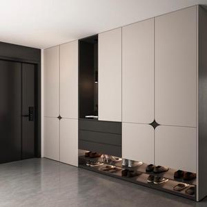 Mueble Zapatero Personalizado <span class=keywords><strong>de</strong></span> Alto Brillo Antiarañazos, Revestimiento Superficial Resistente a las Manchas, Almacenamiento Moderno <span class=keywords><strong>para</strong></span> Entrada <span class=keywords><strong>de</strong></span> Hogar con Alto Tráfico <span class=keywords><strong>de</strong></span> Personas - Product Image 1