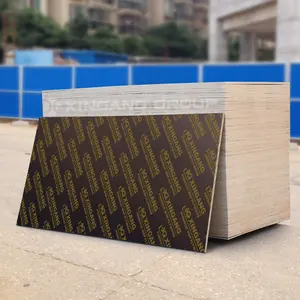 1220x2440mm 18mm Hardwood Concrete Film Faced Plywood For Construction