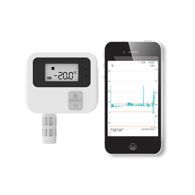 Wireless IoT Bluetooth Temp Remote Monitoring Device Digital Data Logger Real-time Temperature and Humidity Sensor Recorder