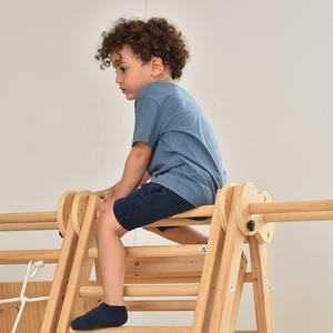 Parque infantil de Interior para bebés y niños de madera maciza Montessori Pickler marcos de escalada juego de juguete con tobogán de madera columpio escalada <span class=keywords><strong>en</strong></span> <span class=keywords><strong>roca</strong></span> - Product Image 4
