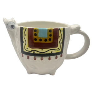 Mug en céramique 3D Alpaca de 400 ml, stock usine, tasse en céramique mignonne en forme d'alpaga avec poignée, vaisselle - Product Image 2