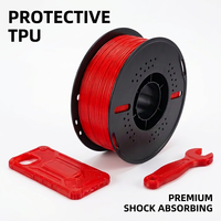 Filament TPU 95A haute résistance BIGGOLDEGG 1,75 mm 1 kg, matériau 3D flexible résistant aux chocs, haute précision, résistant à la transpiration et à l'huile