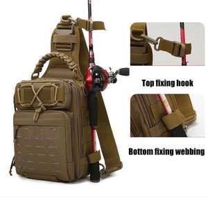 Bolsa de Pesca Táctica Impermeable OEMODM, Bandolera Cruzada, Portátil, Resistente, para Llevar Señuelos y Herramientas de Pesca, 20L - Product Image 2