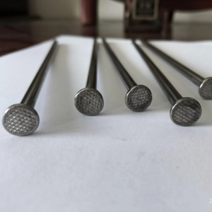 8 Zoll Common Galvani zed Steel <span class=keywords><strong>Masonry</strong></span> <span class=keywords><strong>Nails</strong></span> Glatter Schaft geriffelter Ring Spiral Barbed Diamond Point Pack Karton - Product Image 1