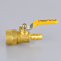 Vanne à boisseau sphérique en laiton de fabrication chinoise (Zhejiang DUNYUN) avec joint en PTFE/NBR, raccord mâle/femelle BSP/NPT, OEM