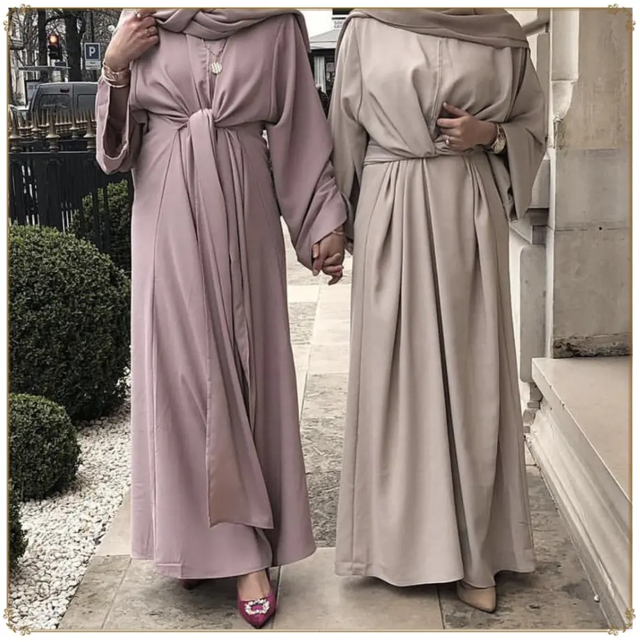 Nuovo arrivo Abaya abiti musulmani Abaya Dubai maniche lunghe abbigliamento islamico per le donne vestiti musulmani