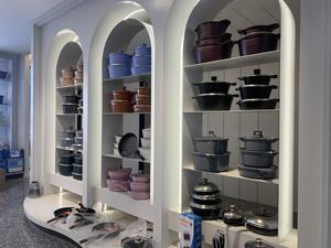 Juego de <span class=keywords><strong>Ollas</strong></span> y Sartenes de Aluminio Fundido a Presión, 6 Piezas, Tamaño Jumbo Grande de 36/40/44 cm, Diseño Especial Antiadherente - Product Image 5