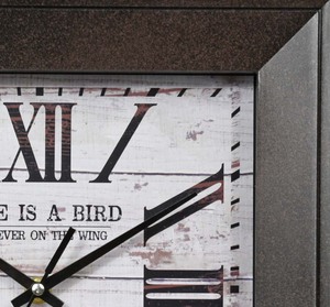 Cổ điển Đồng hồ trang trí nhà cũ phong cách cổ Trung Quốc vuông đồng hồ treo tường - Product Image 4