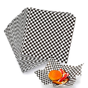 Eco-Friendly Hamburger <b>Wrapping</b> <b>Paper</b> | Coated PE Food Grade Burger <b>Paper</b> for Bread Noodle Cookie & Export Food Packaging - Product Image 6