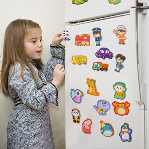 Éducation précoce des enfants Puzzle <span class=keywords><strong>lettre</strong></span> réfrigérateur autocollant maternelle cognitif Interaction parent-enfant jouet - Product Image 2