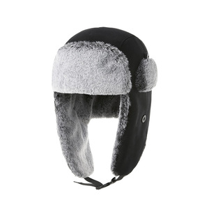 Chapeau Lei Feng, bonnet de ski noir coupe-vent, chaud, protège-le cou, protège-oreilles, pliable, pour l'hiver - Product Image 1