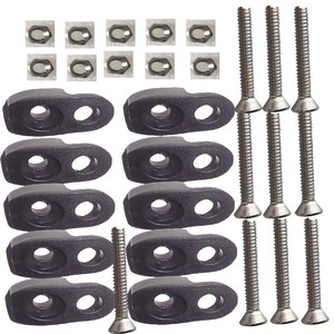 Clip pour câble métallique 10 mm, finition simple, pour usage industriel général - Product Image 2