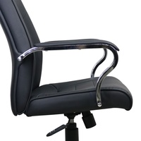 Chaise de bureau ergonomique moderne ML pour la maison, réglable en hauteur, avec appui-tête fixe, pivotante en acier inoxydable, support lombaire pour le gaming