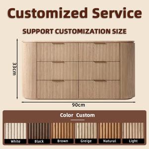 Set di Mobili per Camera d'Albergo e Ristorante, Mobili Moderni Scontati per Festival, Cassettiere in Quercia per Arredamento Villa Moderna - Product Image 2