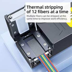 Pince à dénuder thermique U9 pour fibres optiques, dénudeur de câbles optiques chauffé, dénudeur de ruban de <span class=keywords><strong>fibre</strong></span> optique, dénudeur thermique pour 12 fibres - Product Image 3