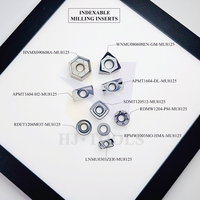 Pièces de tournage et de fraisage CNC, plaquettes de fraisage en carbure LNMU0303ZER-MU8125, revêtement PVD/CVD, dureté 3800HV, OEM personnalisé