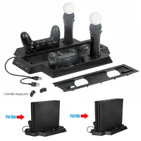 PS4 Verticale Charging Stand Met PS4 Controller Opladen Dock En Koelventilator Voor Playstation PS4/Pro/Slim