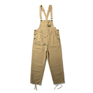 OEM Deck Pants Workwear Overalls <strong>Trousers</strong> <strong>Moleskin</strong> Cotton Khaki Navy Unisex Amekaji Style Jumpsuit - Product Image 3